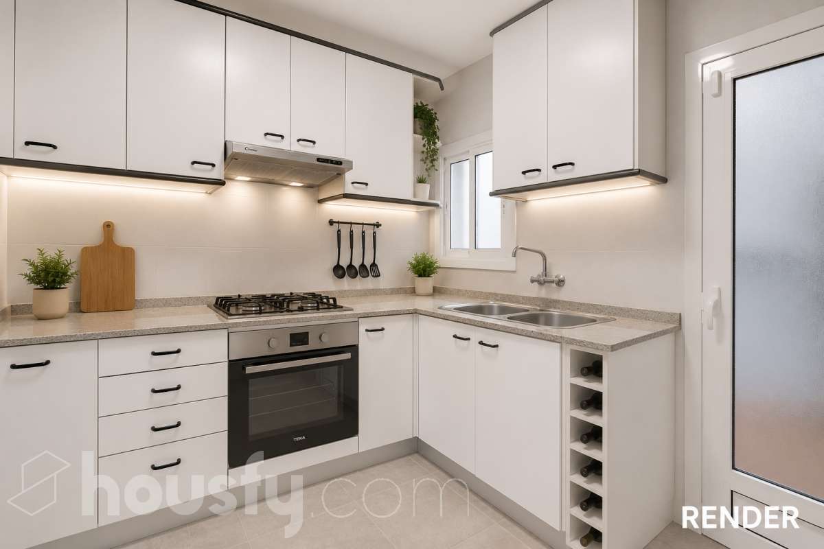 Housfy presenta este luminoso piso ubicado en el corazón de Sant Joan Despí. Construido en 1973, es una opción ideal tanto para familias como para quienes buscan una propiedad con gran potencial para reformar a su gusto. La vivienda destaca por su excelente distribución y sus amplias estancias, contando con un total de 78 m² útiles (verificados con la Dirección General de Catastro). La zona de día ofrece un acogedor salón-comedor que disfruta de unas agradables vistas urbanas hacia la ciudad, garantizando una fantástica entrada de luz natural durante todo el día. Por su parte, la cocina conecta directamente con el primero de los dos patios privados de la vivienda. Disponer de este doble espacio exterior de uso exclusivo en este tipo de fincas es un auténtico lujo: el primer patio resulta ideal como zona de lavadero y desahogo, mientras que al segundo se accede desde uno de los dormitorios, convirtiéndose en el rincón perfecto para diseñar un pequeño jardín urbano o un espacio de desconexión al aire libre. La zona de noche es sumamente versátil y está compuesta por cuatro dormitorios, una característica de alta demanda y muy difícil de encontrar en la zona. Uno de los dormitorios cuenta además con un práctico espacio integrado que puede utilizarse como vestidor o armario trastero, optimizando al máximo el almacenamiento de la casa. Asimismo, la vivienda cuenta con ventanas de aluminio, suelos bien conservados y una puerta principal blindada que aporta total seguridad y tranquilidad. Uno de los grandes valores añadidos de esta propiedad es su inminente revalorización gracias al proyecto del ascensor. Actualmente la finca no dispone de él, pero la instalación ya está aprobada y las obras comenzarán a finales del año 2026. Lo mejor de todo es que la derrama para su instalación quedará totalmente pagada por los propietarios actuales antes de la venta. Esto representa una ventaja económica enorme para el comprador, ya que estrenará la comodidad del ascensor a coste cero y sin tener que asumir derramas futuras. La ubicación es simplemente imbatible, en pleno centro de Sant Joan Despí. Vivirás a un paso de todos los servicios esenciales, incluyendo una amplia oferta de comercios locales, colegios, centros médicos y zonas verdes. Además, disfrutarás de una excelente comunicación con Barcelona y el resto de la comarca gracias a la proximidad de paradas de autobús, Tram, tren y rápidos accesos por carretera. ¡No dejes escapar esta oportunidad única de diseñar tu hogar a medida! Aviso legal El precio de venta no incluye gastos de la compraventa como notaría, registro, impuestos, ni tampoco honorarios agencia. Esta publicación no es vinculante. Consulta siempre la nota simple con Housfy antes de formalizar la compraventa. Sobre nosotros Housfy es la plataforma integral de servicios inmobiliarios. Nuestra combinación de expertos y tecnología pone al alcance de todo el mundo servicios cómodos, claros y seguros. AICAT número: 7922. Nos encargamos de la gestión y asesoramiento de la compra. ¡Olvídate de todo! Hacemos los trámites por ti. Y, si además necesitas financiación, ponemos a tu disposición un bróker hipotecario para ayudarte a conseguir las mejores condiciones para tu perfil económico. ¿Quieres visitarla? Contacta con Housfy y agenda tu visita sin compromiso. Más información en: housfy.com Este anuncio contiene imágenes ilustrativas, con el objetivo de mostrar el potencial de la propiedad, y pueden diferir del resultado final. En cumplimiento de la Ley 8/2026 en Cataluña, el certificado de presencia o ausencia de amianto se encuentra en proceso de tramitación.-21