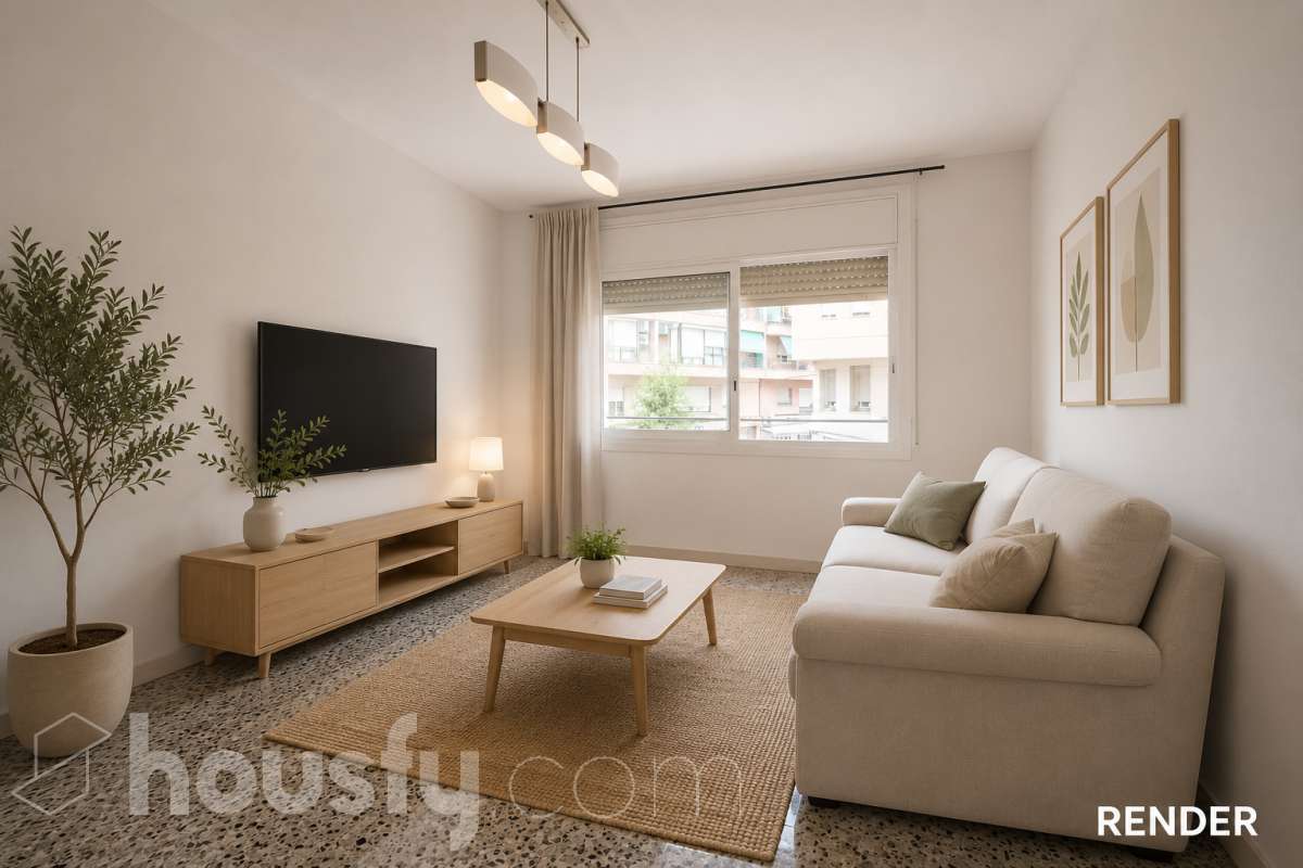 Housfy presenta este luminoso piso ubicado en el corazón de Sant Joan Despí. Construido en 1973, es una opción ideal tanto para familias como para quienes buscan una propiedad con gran potencial para reformar a su gusto. La vivienda destaca por su excelente distribución y sus amplias estancias, contando con un total de 78 m² útiles (verificados con la Dirección General de Catastro). La zona de día ofrece un acogedor salón-comedor que disfruta de unas agradables vistas urbanas hacia la ciudad, garantizando una fantástica entrada de luz natural durante todo el día. Por su parte, la cocina conecta directamente con el primero de los dos patios privados de la vivienda. Disponer de este doble espacio exterior de uso exclusivo en este tipo de fincas es un auténtico lujo: el primer patio resulta ideal como zona de lavadero y desahogo, mientras que al segundo se accede desde uno de los dormitorios, convirtiéndose en el rincón perfecto para diseñar un pequeño jardín urbano o un espacio de desconexión al aire libre. La zona de noche es sumamente versátil y está compuesta por cuatro dormitorios, una característica de alta demanda y muy difícil de encontrar en la zona. Uno de los dormitorios cuenta además con un práctico espacio integrado que puede utilizarse como vestidor o armario trastero, optimizando al máximo el almacenamiento de la casa. Asimismo, la vivienda cuenta con ventanas de aluminio, suelos bien conservados y una puerta principal blindada que aporta total seguridad y tranquilidad. Uno de los grandes valores añadidos de esta propiedad es su inminente revalorización gracias al proyecto del ascensor. Actualmente la finca no dispone de él, pero la instalación ya está aprobada y las obras comenzarán a finales del año 2026. Lo mejor de todo es que la derrama para su instalación quedará totalmente pagada por los propietarios actuales antes de la venta. Esto representa una ventaja económica enorme para el comprador, ya que estrenará la comodidad del ascensor a coste cero y sin tener que asumir derramas futuras. La ubicación es simplemente imbatible, en pleno centro de Sant Joan Despí. Vivirás a un paso de todos los servicios esenciales, incluyendo una amplia oferta de comercios locales, colegios, centros médicos y zonas verdes. Además, disfrutarás de una excelente comunicación con Barcelona y el resto de la comarca gracias a la proximidad de paradas de autobús, Tram, tren y rápidos accesos por carretera. ¡No dejes escapar esta oportunidad única de diseñar tu hogar a medida! Aviso legal El precio de venta no incluye gastos de la compraventa como notaría, registro, impuestos, ni tampoco honorarios agencia. Esta publicación no es vinculante. Consulta siempre la nota simple con Housfy antes de formalizar la compraventa. Sobre nosotros Housfy es la plataforma integral de servicios inmobiliarios. Nuestra combinación de expertos y tecnología pone al alcance de todo el mundo servicios cómodos, claros y seguros. AICAT número: 7922. Nos encargamos de la gestión y asesoramiento de la compra. ¡Olvídate de todo! Hacemos los trámites por ti. Y, si además necesitas financiación, ponemos a tu disposición un bróker hipotecario para ayudarte a conseguir las mejores condiciones para tu perfil económico. ¿Quieres visitarla? Contacta con Housfy y agenda tu visita sin compromiso. Más información en: housfy.com Este anuncio contiene imágenes ilustrativas, con el objetivo de mostrar el potencial de la propiedad, y pueden diferir del resultado final. En cumplimiento de la Ley 8/2026 en Cataluña, el certificado de presencia o ausencia de amianto se encuentra en proceso de tramitación.-3