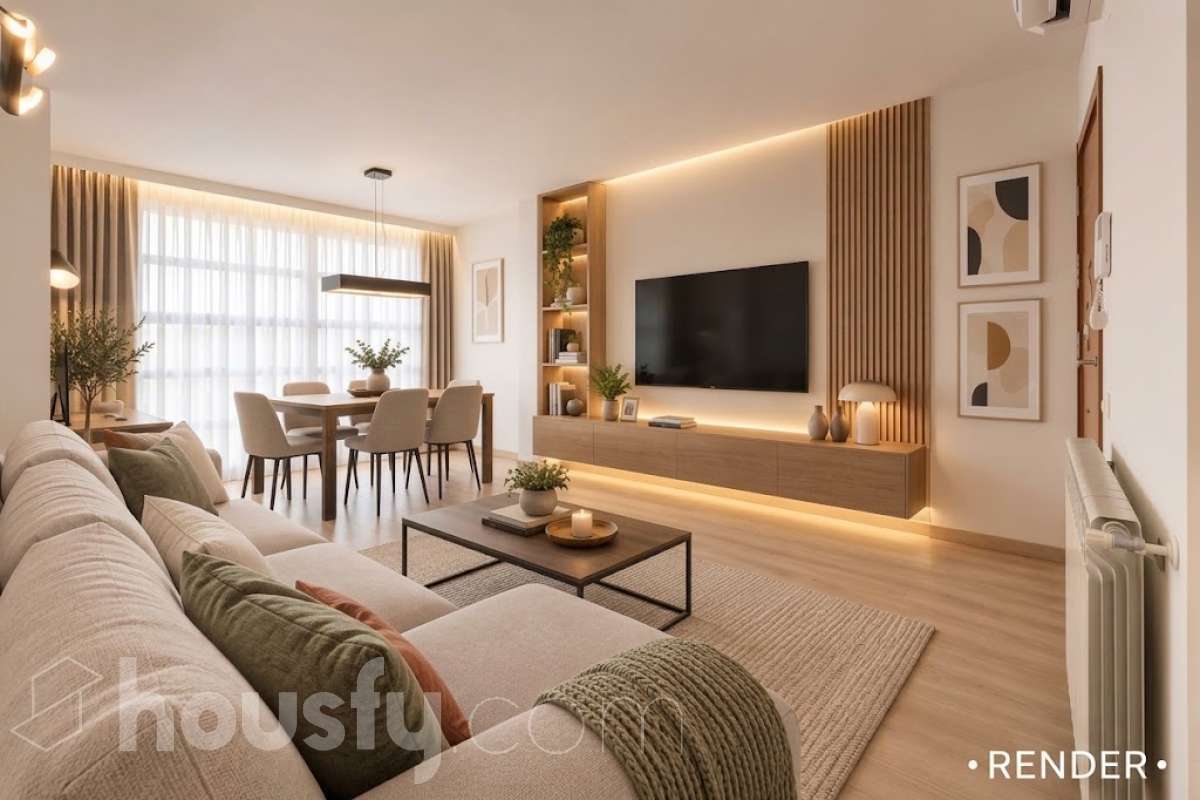 Housfy vende 🏡 luminoso piso ubicado en Badalona, el cuál consta de 66m2 útiles (verificados con la Dirección General de Catastro). Construi-6