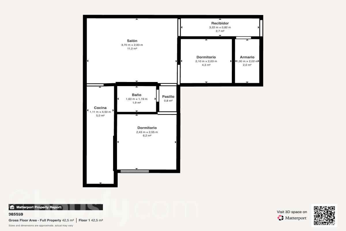 Housfy vende 🏡 luminoso piso ALQUILADO con una rentabilidad de 7,5 % bruta anual ,ubicado en Santa Coloma de Gramenet, el cuál consta de 37 metros útiles (verificados con la Dirección General de Catastro). Construido en el año: 1964. VIVIENCA ALQUILADA CON CONTRATO VIGENTE, UNICAMENTE INVERSORES Distribución de estancias -Salón-comedor -3 Dormitorios -1 Baño -Cocina equipada Zona y entorno Respecto a la ubicación, se sitúa en Santa Coloma de Gramenet, municipio de Barcelona. Esta propiedad se encuentra cerca de transporte público, colegios, supermercados y farmacias. Aviso legal El precio de venta no incluye gastos de la compraventa como notaría, registro, impuestos, ni tampoco honorarios agencia. Esta publicación no es vinculante. Consulta siempre la nota simple con Housfy antes de formalizar la compraventa. Sobre nosotros Housfy es la plataforma integral de servicios inmobiliarios. Nuestra combinación de expertos y tecnología pone al alcance de todo el mundo servicios cómodos, claros y seguros. AICAT número: 7922. Nos encargamos de la gestión y asesoramiento de la compra. ¡Olvídate de todo! Hacemos los trámites por ti. Y, si además necesitas financiación, ponemos a tu disposición un bróker hipotecario para ayudarte a conseguir las mejores condiciones para tu perfil económico. ¿Quieres visitarla? Contacta con Housfy y agenda tu visita sin compromiso. Más información en: housfy.com Este anuncio contiene imágenes ilustrativas, con el objetivo de mostrar el potencial de la propiedad, y pueden diferir del resultado final. En cumplimiento de la Ley 8/2026 en Cataluña, el certificado de presencia o ausencia de amianto se encuentra en proceso de tramitación.-24