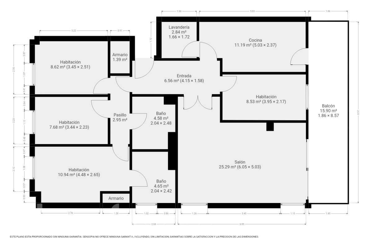 Espectacular piso totalmente reformado de 4 habitaciones con terraza y dos plazas de parking en pleno centro de Sabadell-40