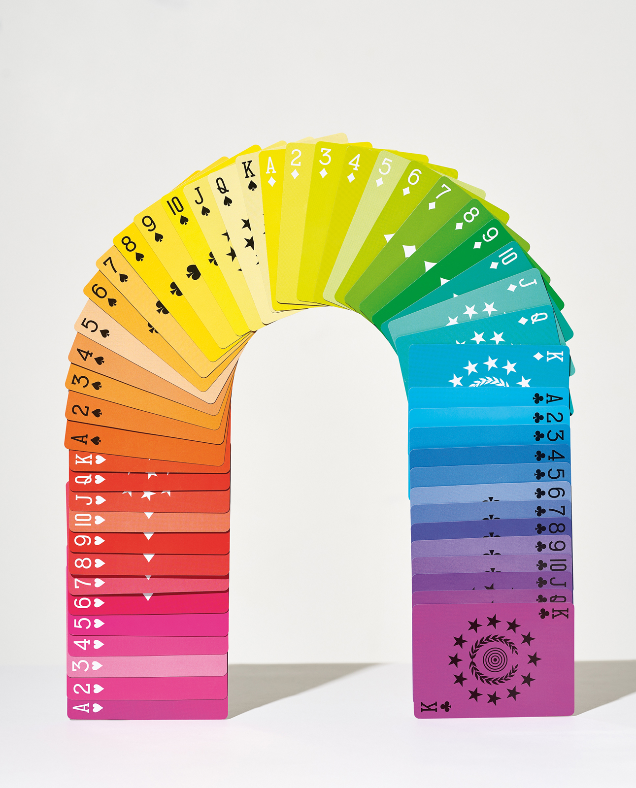 Playing cards in a full house of colours How To Spend It
