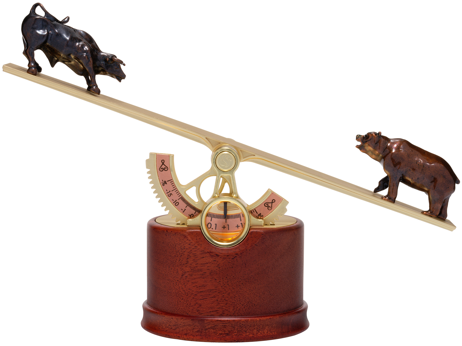 An executive toy that tracks the financial markets How To Spend It