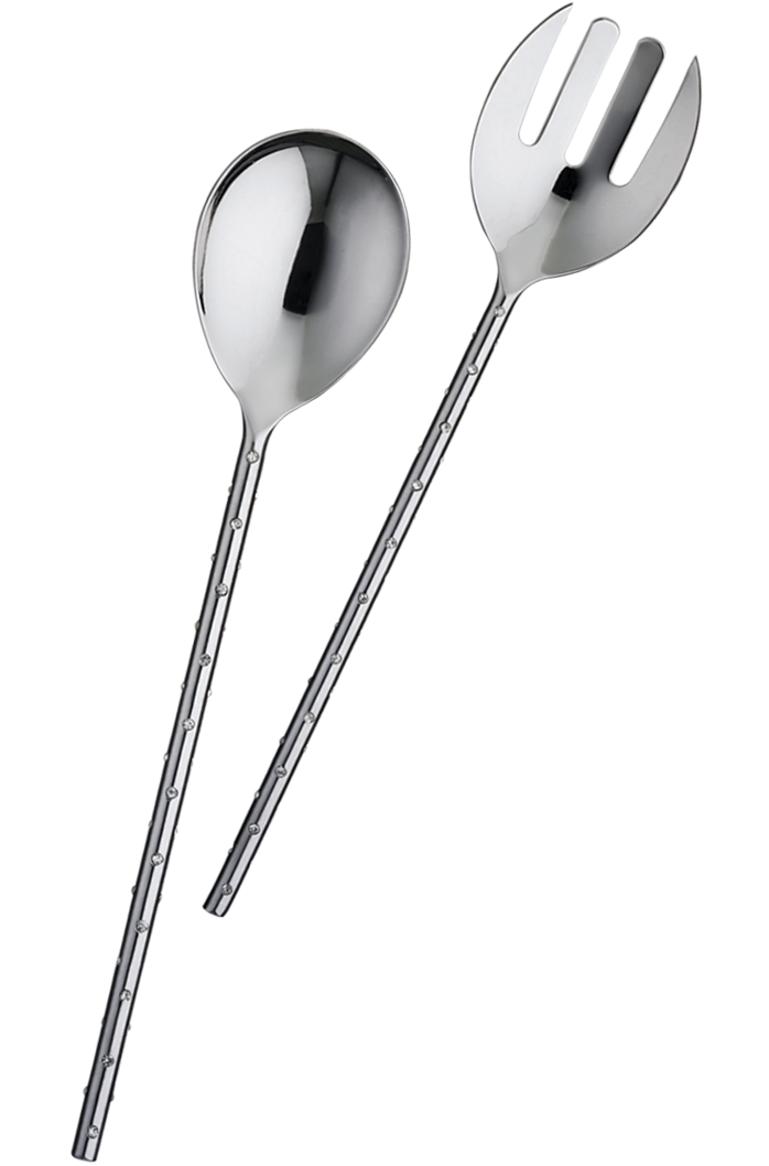 Jaeger stainlesssteel salad servers How To Spend It