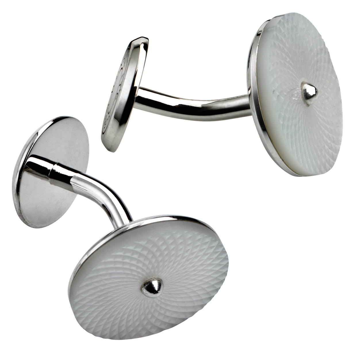 dunhill mother of pearl cufflinks