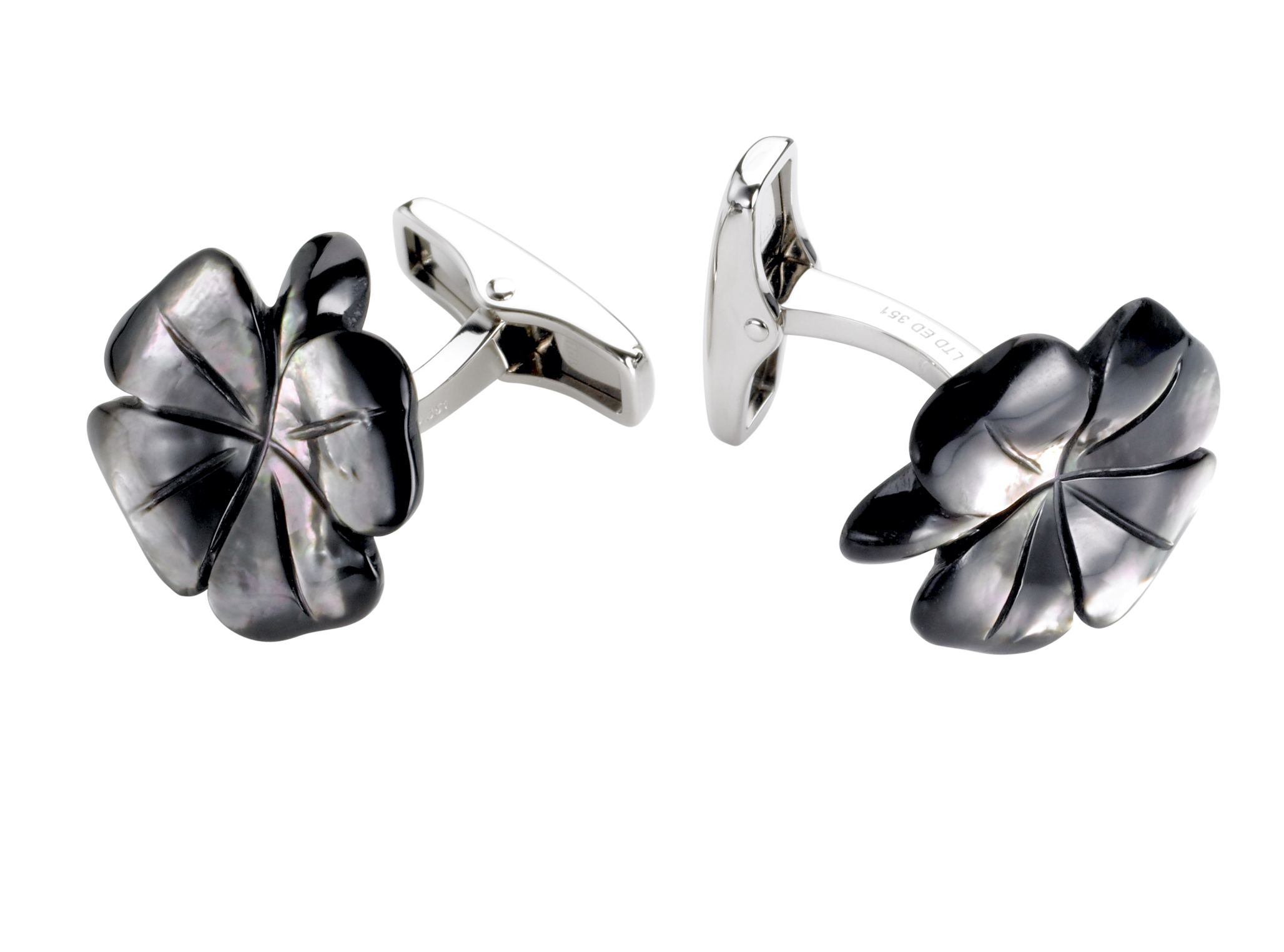 dunhill mother of pearl cufflinks