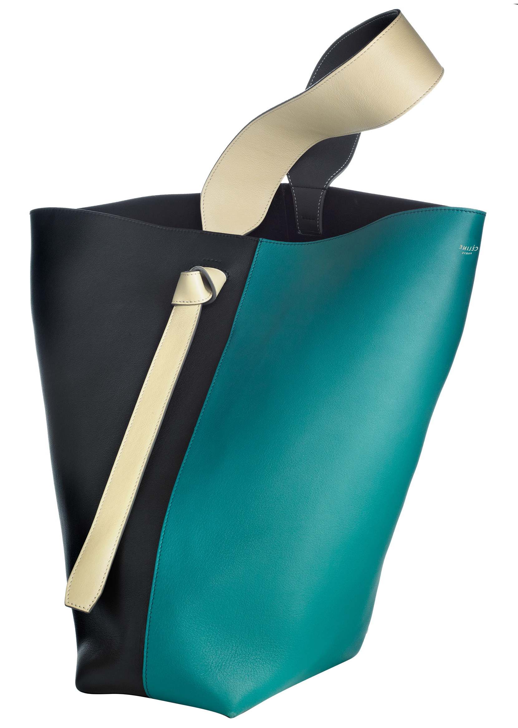 celine small twisted cabas bag