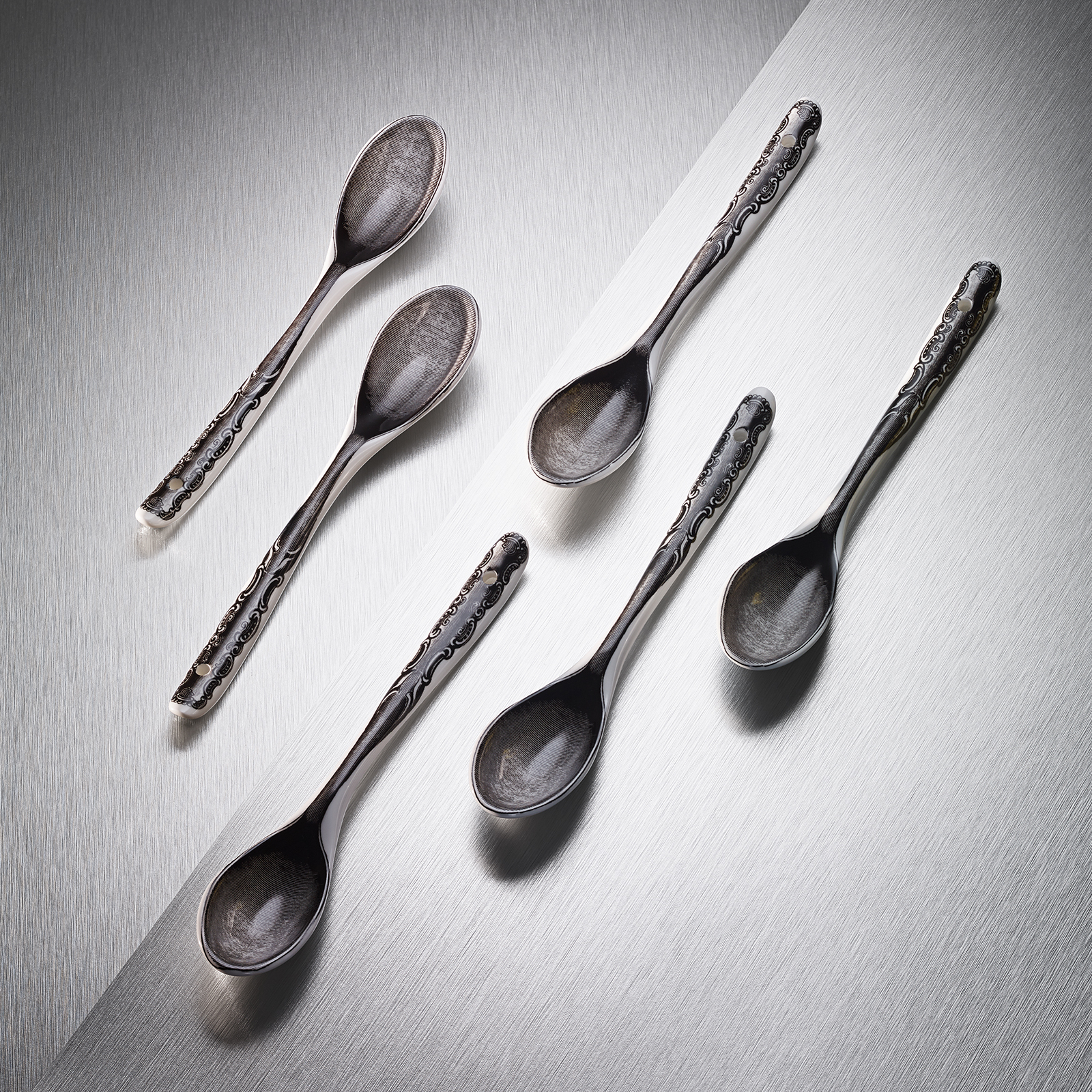 Beautifully printed bone china spoons How To Spend It