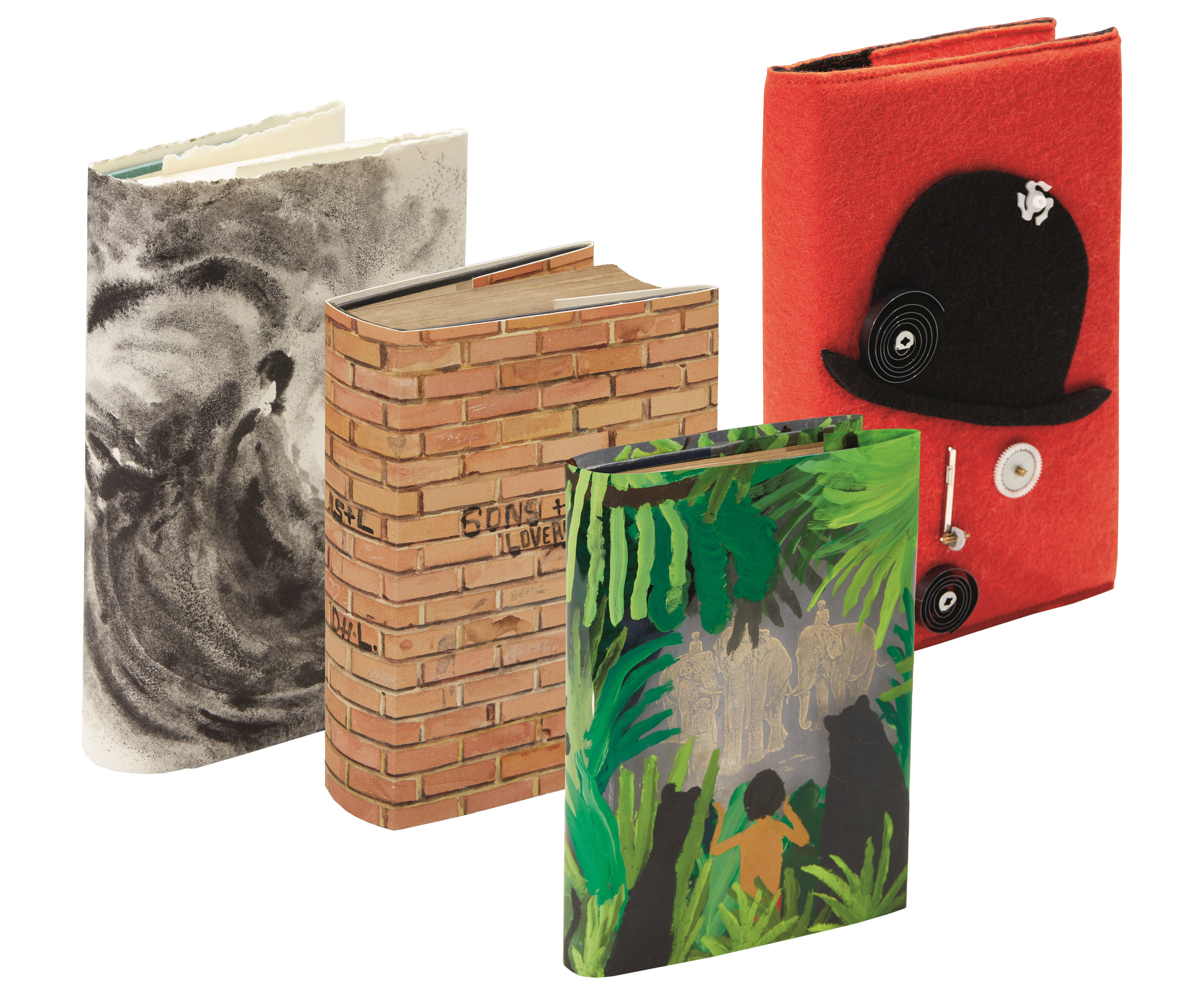 Illustrators and artists create striking new dust jackets for first