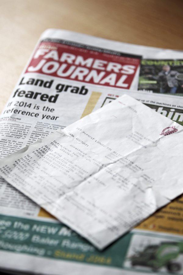 Single Farm Payment (SFP) and Disadvantaged Area Scheme (DAS) payments