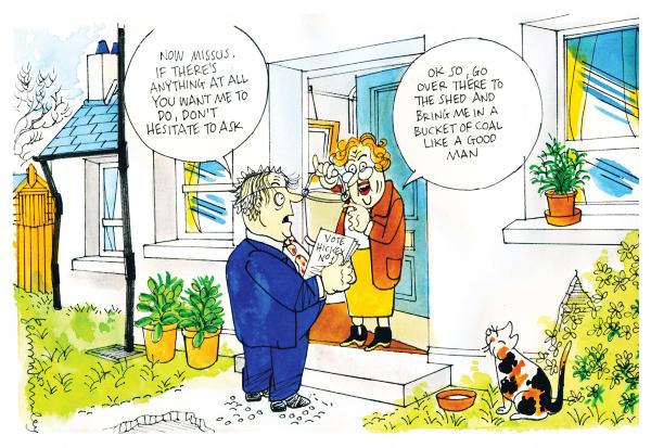 Maurice Hickey decides to go it alone on the canvassing trail