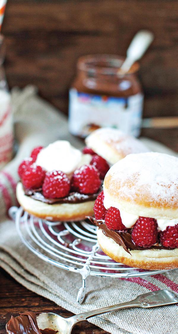 Recipe of the Week: Decadent Doughnuts with Raspberries & Chocolate