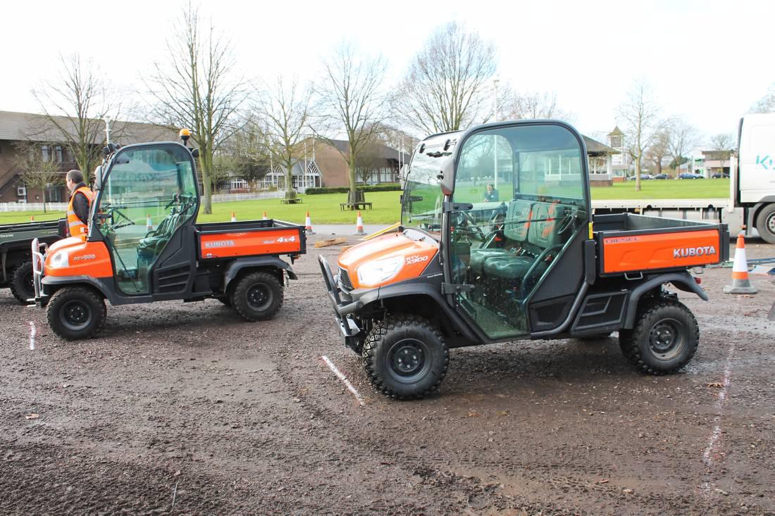 The new RTV-X900 utility terrain vehicle from Kubota