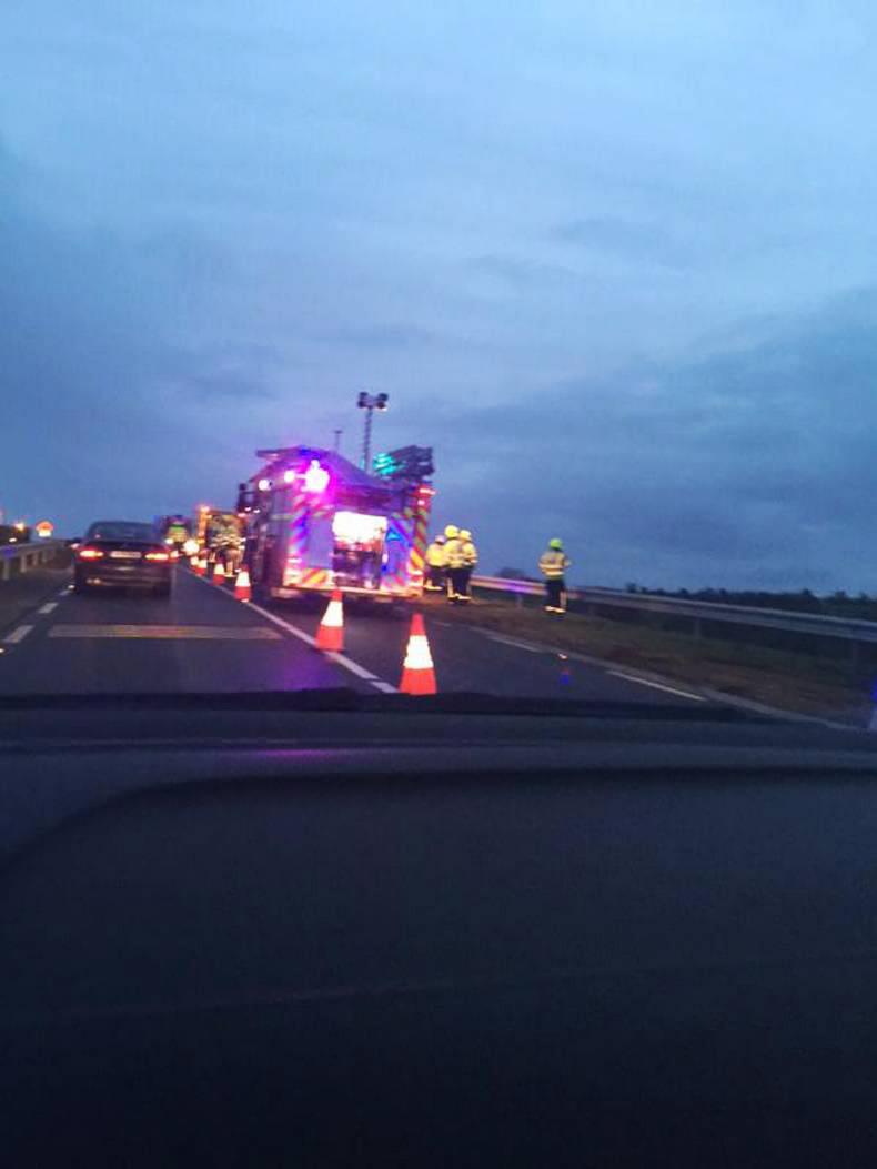 Cattle lorry overturns on N11 