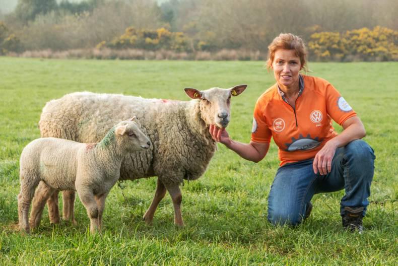 Queen of the shears supporting Cycle Against Suicide