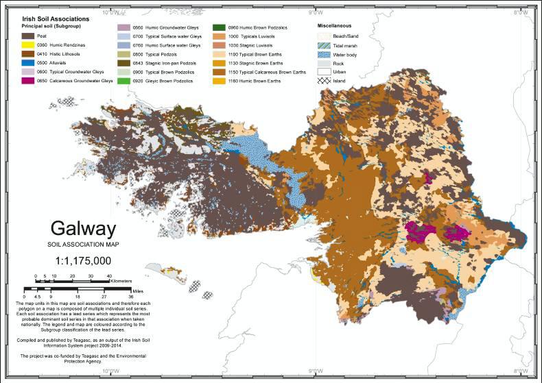 East-west landscape divide in Galway