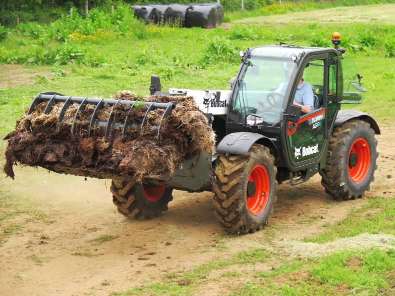 Bobcat ready to lift at the Ploughing 