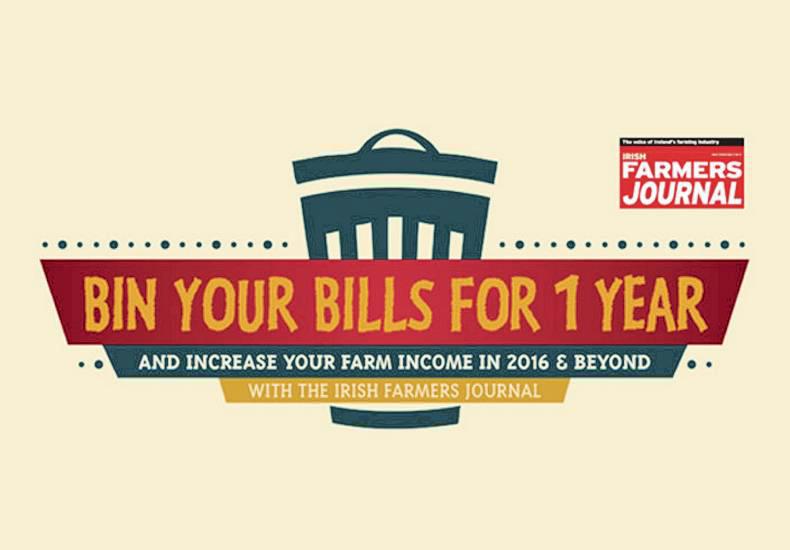 Bin your bills for one year with the Irish Farmers Journal