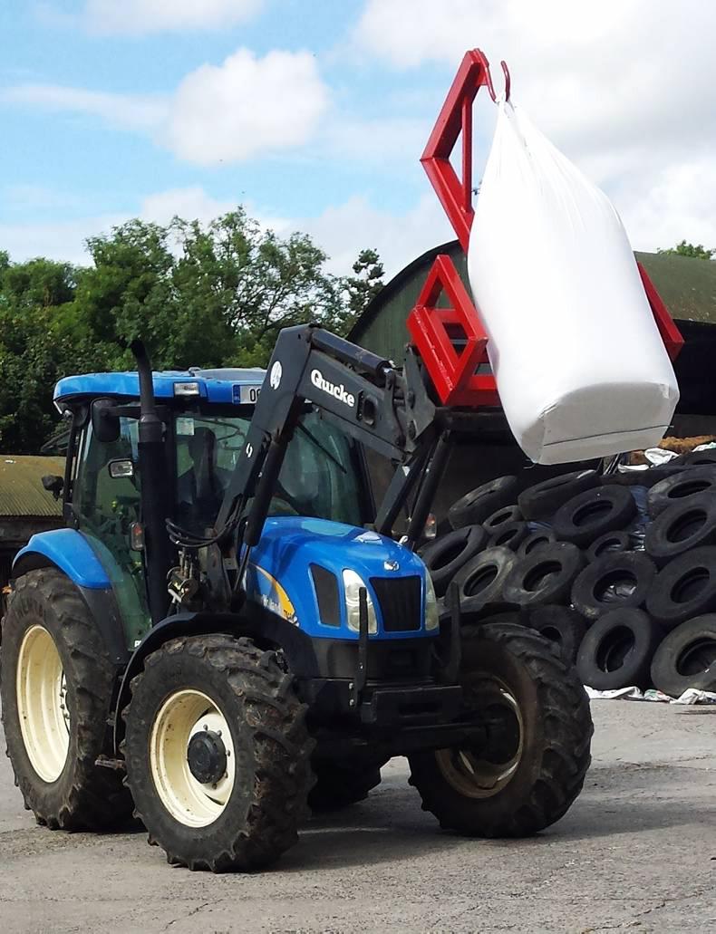 Labour saving tip - half-tonne fertiliser bag lift