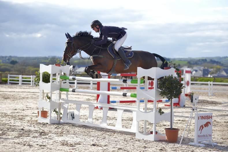 Allen on the podium at Mexican Global