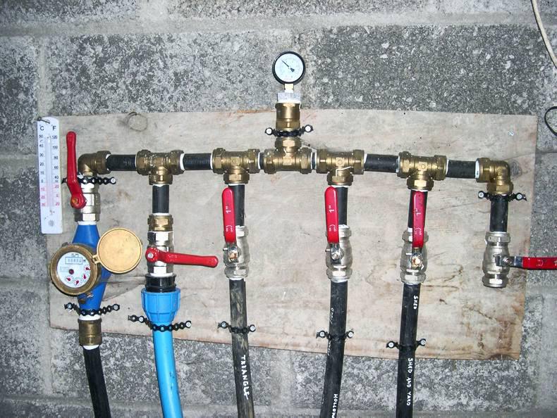 Labour saving tip: installing a water metre and outlet valves