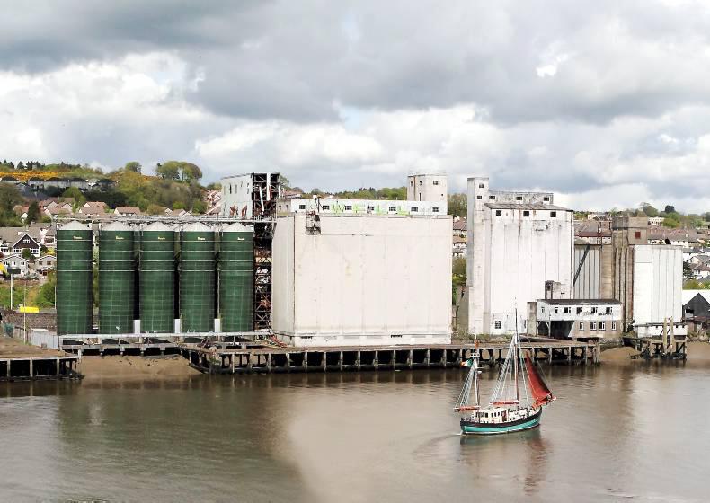 Demolition of Waterford Flour Mills
