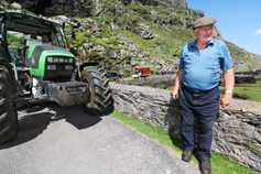 Kerry farmer proves the Gap of Dunloe is fit for all vehicles Kerry farmer proves the Gap of Dunloe is fit for all vehicles