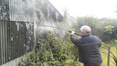 How to: paint a hayshed well How to: paint a hayshed well