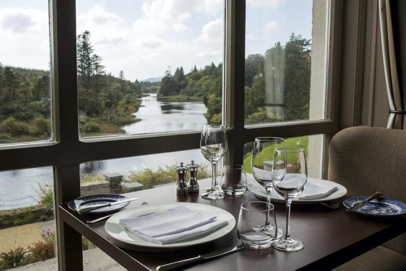Game dinner at Ballynahinch Castle