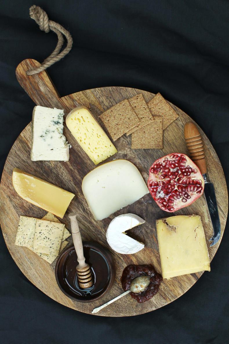 Christmas cheese and crackers    