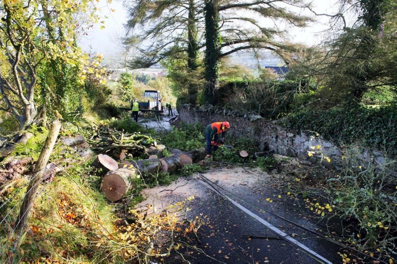 Weather warning issued as storm Conor hits