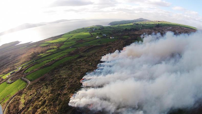 Farmers join firefighters for controlled burning