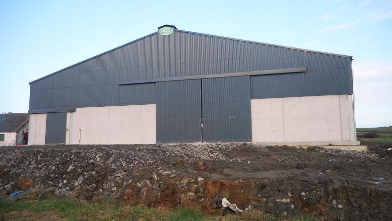 Clare suckler shed built through TAMS II