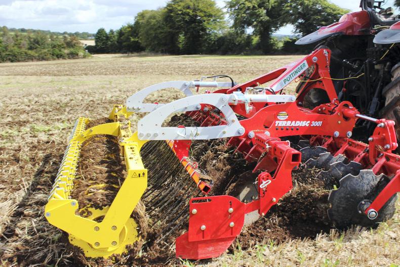 Specification requirements set to change for tillage machinery under TAMS  
