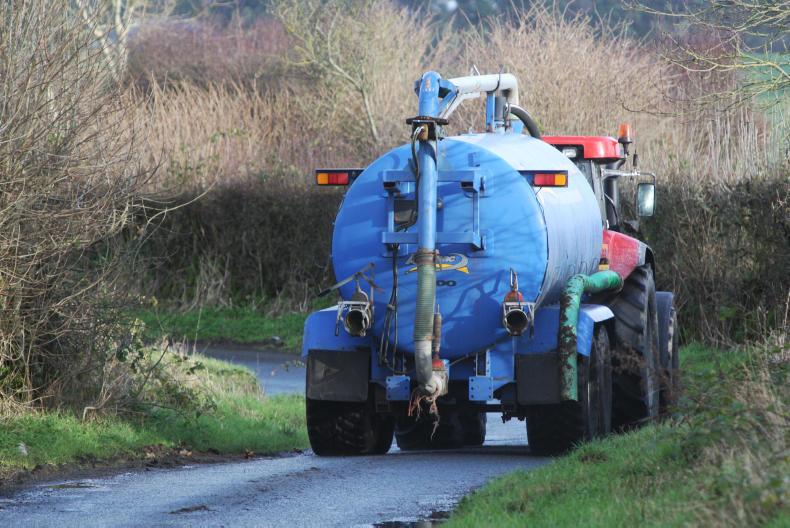 Man injured after slurry tanker road accident