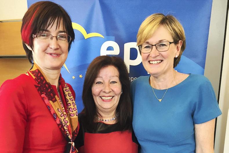 Helen Guinan visits Brussels. 