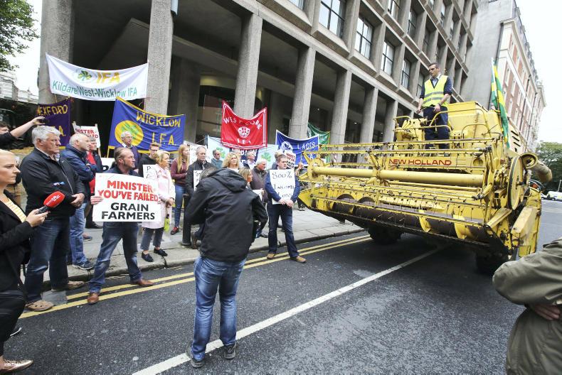 In pictures: IFA grain farmers camp out                                