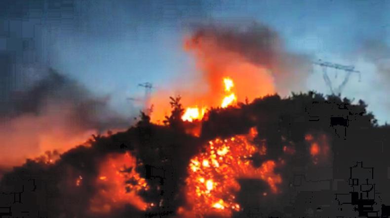 Drone dispatched to help fight Dublin gorse fire
