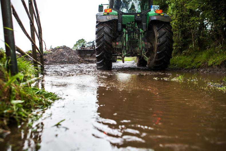 Rainfall warnings for Leinster and Munster