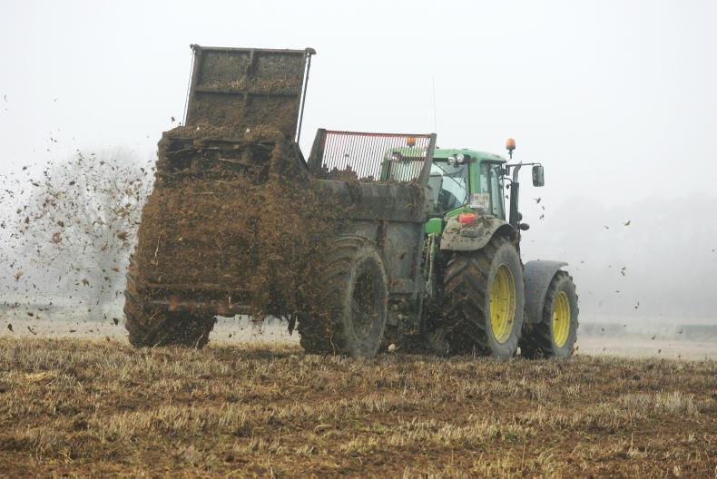 FYM cannot be stockpiled on fields this winter