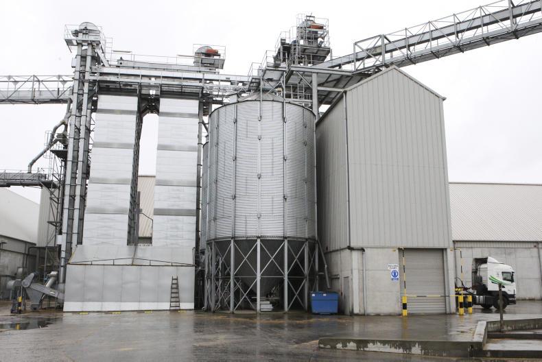 Who is paying the price for grain at Glanbia Ireland?