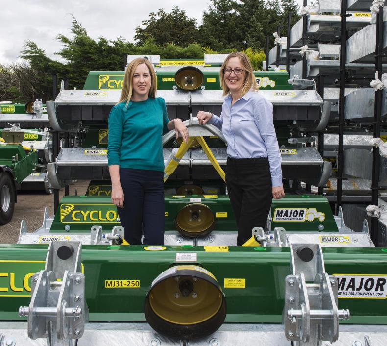 Major power with sisters at the wheel 