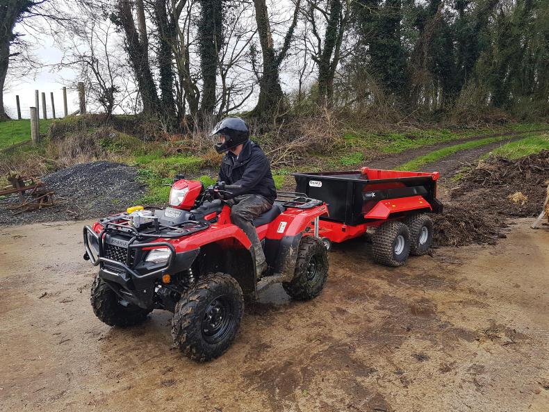Top tips for safe use of ATVs & UTVs on your farm 06 March 2019 Free