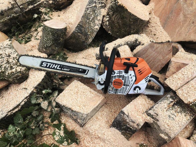 Fuel-injected Stihl MS 500i chainsaw 