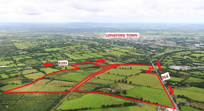 Rare 191ac Longford block   