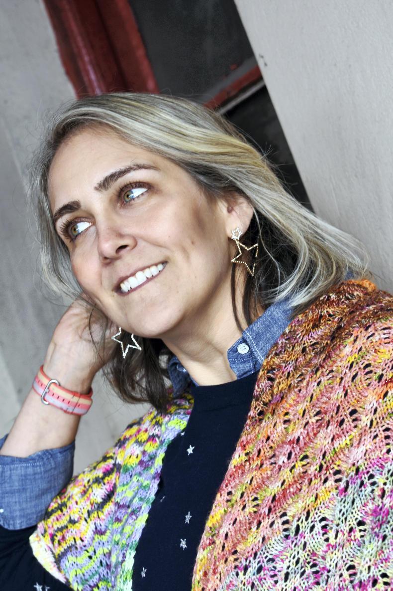 Knit it: Evin Bail O'Keeffe's colourful Cassiopeia shawl