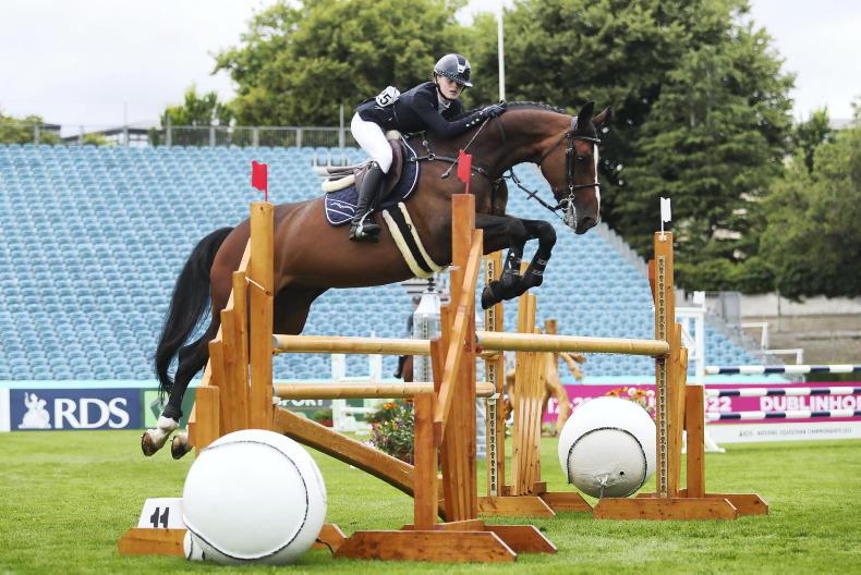 No spectators but show (jumping) goes on at the RDS