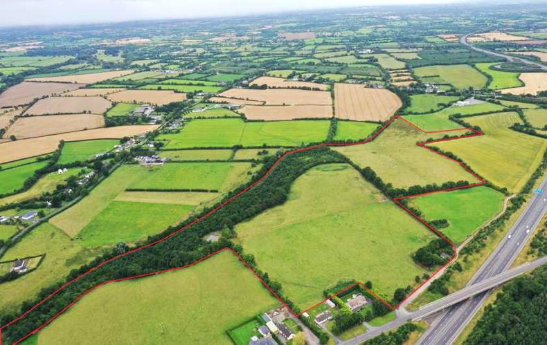 51ac of farmland with full planning permission available outside Navan