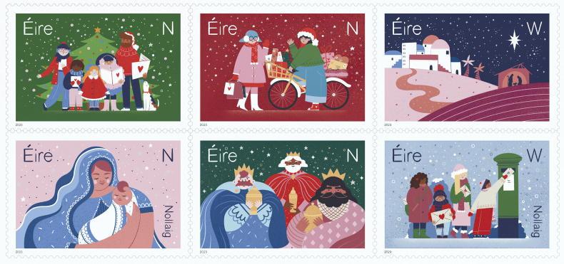 Stamps of approval: sending love and joy              