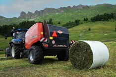 Kuhn adds film binding to FB 3130 fixed chamber baler Kuhn adds film binding to FB 3130 fixed chamber baler